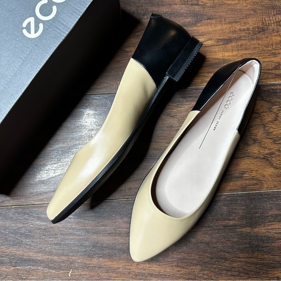 Ecco Shape Pointy Ballet Ballerina Flats 42 EU 11 - 11.5 US - Picture 3 of 6